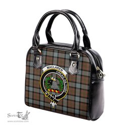 Scottish MacLaren Weathered Tartan Shoulder Handbags with Family Crest Scottish Plaid Tartan Plaid - ScotsTee - scotstee.com