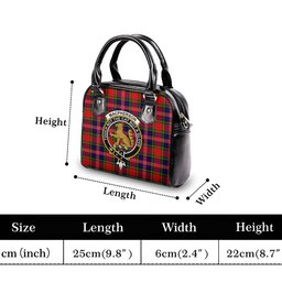 Scottish MacPherson Modern Tartan Shoulder Handbags with Family Crest Scottish Plaid Tartan Plaid - ScotsTee - scotstee.com