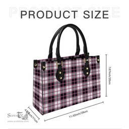 Scottish MacPherson Hunting Modern Tartan Leather Bag for Women Scottish Plaid Tartan Plaid - ScotsTee - scotstee.com