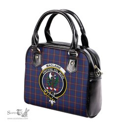 Scottish MacLaine of Lochbuie Tartan Shoulder Handbags with Family Crest Scottish Plaid Tartan Plaid - ScotsTee - scotstee.com
