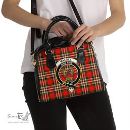 Scottish MacGill Modern Tartan Shoulder Handbags with Family Crest Scottish Plaid Tartan Plaid - ScotsTee - scotstee.com