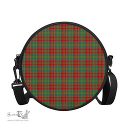 Scottish MacDonald of Kingsburgh Tartan Round Crossbody Bags - Round Purse Scottish Plaid Tartan Plaid - ScotsTee - scotstee.com