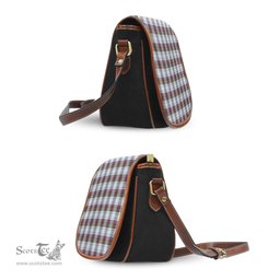 Scottish MacDonald Dress Ancient County Ireland Tartan Saddle Crossbody Bag Scottish Plaid Tartan Plaid - ScotsTee - scotstee.com