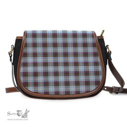 Scottish MacDonald Dress Ancient County Ireland Tartan Saddle Crossbody Bag Scottish Plaid Tartan Plaid - ScotsTee - scotstee.com