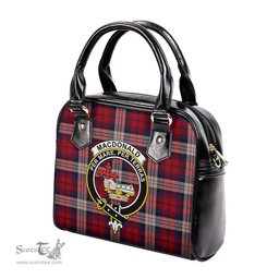 Scottish MacDonald Dress Irish Tartan Shoulder Handbags with Family Crest Scottish Plaid Tartan Plaid - ScotsTee - scotstee.com