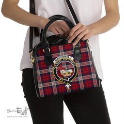 Scottish MacDonald Dress Irish Tartan Shoulder Handbags with Family Crest Scottish Plaid Tartan Plaid - ScotsTee - scotstee.com