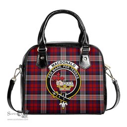 Scottish MacDonald Dress Irish Tartan Shoulder Handbags with Family Crest Scottish Plaid Tartan Plaid - ScotsTee - scotstee.com