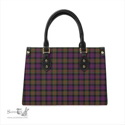 Scottish MacDonald Modern Tartan Leather Bag for Women Scottish Plaid Tartan Plaid - ScotsTee - scotstee.com