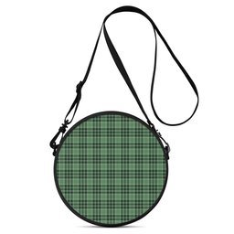 Scottish MacDonald Lord of the Isles Hunting Tartan Round Crossbody Bags - Round Purse Scottish Plaid Tartan Plaid - ScotsTee - scotstee.com