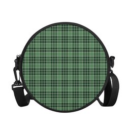 Scottish MacDonald Lord of the Isles Hunting Tartan Round Crossbody Bags - Round Purse Scottish Plaid Tartan Plaid - ScotsTee - scotstee.com