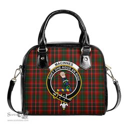 Scottish MacInnes Hastie Tartan Shoulder Handbags with Family Crest Scottish Plaid Tartan Plaid - ScotsTee - scotstee.com