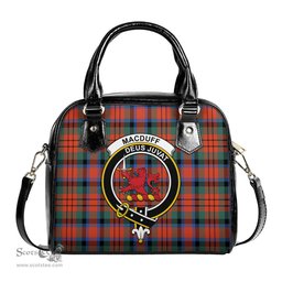 Scottish MacDuff Ancient Tartan Shoulder Handbags with Family Crest Scottish Plaid Tartan Plaid - ScotsTee - scotstee.com