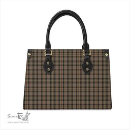Scottish MacKenzie Hunting Tartan Leather Bag for Women Scottish Plaid Tartan Plaid - ScotsTee - scotstee.com