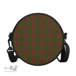 Scottish MacGillivray Hunting Tartan Round Crossbody Bags - Round Purse Scottish Plaid Tartan Plaid - ScotsTee - scotstee.com