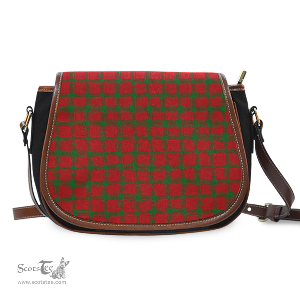 Scottish MacDonald of Sleat Tartan Saddle Crossbody Bag Scottish Plaid Tartan Plaid - ScotsTee - scotstee.com