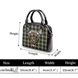 Scottish MacKinnon Dress Tartan Shoulder Handbags with Family Crest Scottish Plaid Tartan Plaid - ScotsTee - scotstee.com