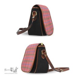 Scottish MacRae Ancient Tartan Saddle Crossbody Bag Scottish Plaid Tartan Plaid - ScotsTee - scotstee.com