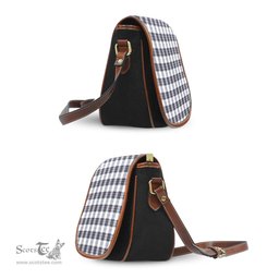 Scottish MacRae Dress Modern Tartan Saddle Crossbody Bag Scottish Plaid Tartan Plaid - ScotsTee - scotstee.com