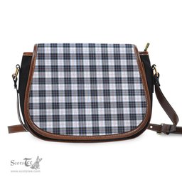 Scottish MacRae Dress Modern Tartan Saddle Crossbody Bag Scottish Plaid Tartan Plaid - ScotsTee - scotstee.com