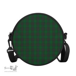 Scottish MacLean of Duart Hunting Tartan Round Crossbody Bags - Round Purse Scottish Plaid Tartan Plaid - ScotsTee - scotstee.com