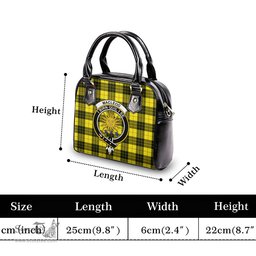 Scottish MacLeod of Lewis Modern Tartan Shoulder Handbags with Family Crest Scottish Plaid Tartan Plaid - ScotsTee - scotstee.com