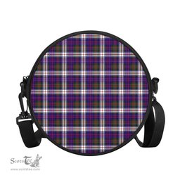 Scottish MacDonald Dress Modern Tartan Round Crossbody Bags - Round Purse Scottish Plaid Tartan Plaid - ScotsTee - scotstee.com