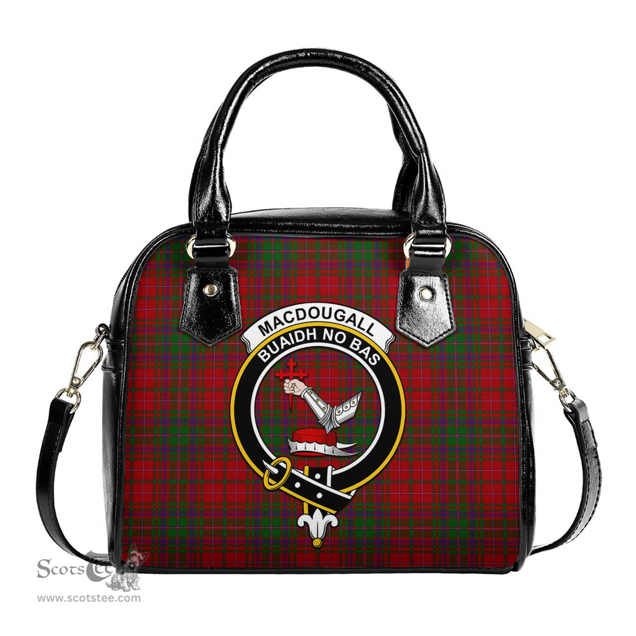 Scottish MacDougall Tartan Shoulder Handbags with Family Crest Scottish Plaid Tartan Plaid - ScotsTee - scotstee.com