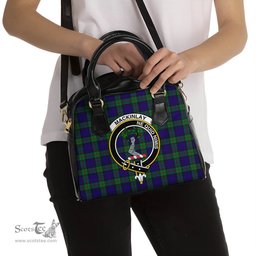 Scottish MacKinlay Modern Tartan Shoulder Handbags with Family Crest Scottish Plaid Tartan Plaid - ScotsTee - scotstee.com