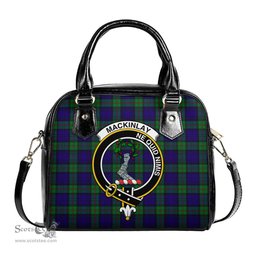 Scottish MacKinlay Modern Tartan Shoulder Handbags with Family Crest Scottish Plaid Tartan Plaid - ScotsTee - scotstee.com