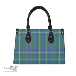 Scottish MacIntyre Hunting Ancient Tartan Leather Bag for Women Scottish Plaid Tartan Plaid - ScotsTee - scotstee.com