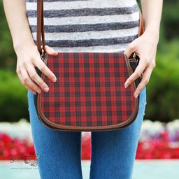 Scottish MacLeod of Raasay Highland Tartan Saddle Crossbody Bag Scottish Plaid Tartan Plaid - ScotsTee - scotstee.com