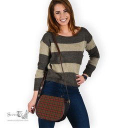 Scottish MacNicol Tartan Saddle Crossbody Bag Scottish Plaid Tartan Plaid - ScotsTee - scotstee.com