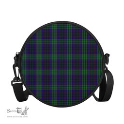 Scottish Lumsden Green Tartan Round Crossbody Bags - Round Purse Scottish Plaid Tartan Plaid - ScotsTee - scotstee.com