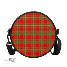 Scottish MacGregor Modern Tartan Round Crossbody Bags - Round Purse Scottish Plaid Tartan Plaid - ScotsTee - scotstee.com