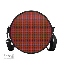 Scottish MacAlister Modern Tartan Round Crossbody Bags - Round Purse Scottish Plaid Tartan Plaid - ScotsTee - scotstee.com