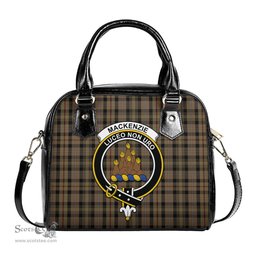 Scottish MacKenzie Hunting Tartan Shoulder Handbags with Family Crest Scottish Plaid Tartan Plaid - ScotsTee - scotstee.com
