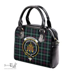 Scottish MacKenzie Modern Tartan Shoulder Handbags with Family Crest Scottish Plaid Tartan Plaid - ScotsTee - scotstee.com