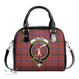 Scottish MacRae Ancient Tartan Shoulder Handbags with Family Crest Scottish Plaid Tartan Plaid - ScotsTee - scotstee.com