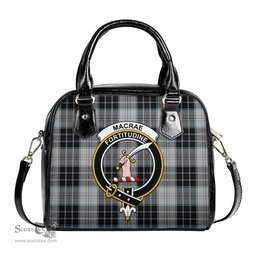 Scottish MacRae Dress Tartan Shoulder Handbags with Family Crest Scottish Plaid Tartan Plaid - ScotsTee - scotstee.com