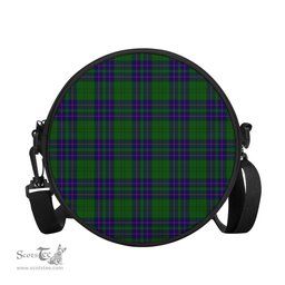 Scottish Lockhart Modern Tartan Round Crossbody Bags - Round Purse Scottish Plaid Tartan Plaid - ScotsTee - scotstee.com