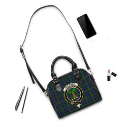 Scottish MacEwen Tartan Shoulder Handbags with Family Crest Scottish Plaid Tartan Plaid - ScotsTee - scotstee.com