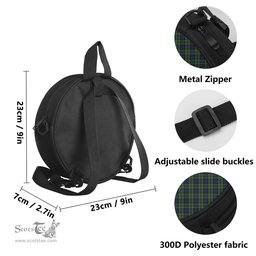 Scottish MacNeil of Colonsay Tartan Round Crossbody Bags - Round Purse Scottish Plaid Tartan Plaid - ScotsTee - scotstee.com