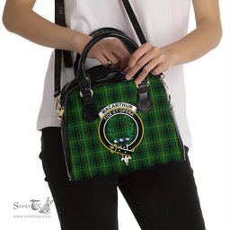Scottish MacArthur Tartan Shoulder Handbags with Family Crest Scottish Plaid Tartan Plaid - ScotsTee - scotstee.com