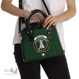 Scottish MacLean of Duart Hunting Tartan Shoulder Handbags with Family Crest Scottish Plaid Tartan Plaid - ScotsTee - scotstee.com
