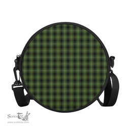 Scottish MacIver Hunting Tartan Round Crossbody Bags - Round Purse Scottish Plaid Tartan Plaid - ScotsTee - scotstee.com