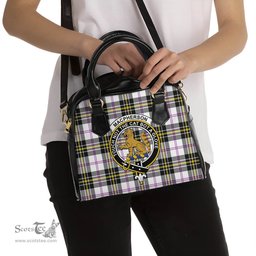 Scottish MacPherson Dress Modern Tartan Shoulder Handbags with Family Crest Scottish Plaid Tartan Plaid - ScotsTee - scotstee.com