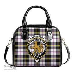 Scottish MacPherson Dress Modern Tartan Shoulder Handbags with Family Crest Scottish Plaid Tartan Plaid - ScotsTee - scotstee.com