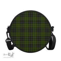 Scottish MacLean Hunting Tartan Round Crossbody Bags - Round Purse Scottish Plaid Tartan Plaid - ScotsTee - scotstee.com