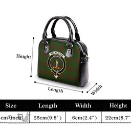 Scottish MacAlister of Glenbarr Hunting Tartan Shoulder Handbags with Family Crest Scottish Plaid Tartan Plaid - ScotsTee - scotstee.com