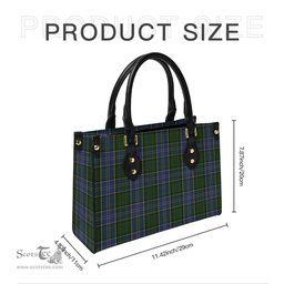 Scottish MacMillan Hunting Tartan Leather Bag for Women Scottish Plaid Tartan Plaid - ScotsTee - scotstee.com